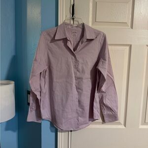 Brooks brothers Lavender Button-Up Collared sz. 10